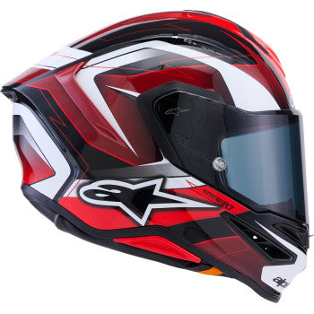 Alpinestars Supertech R7 Full Face Helmet A-Core Gloss Black/White/Red