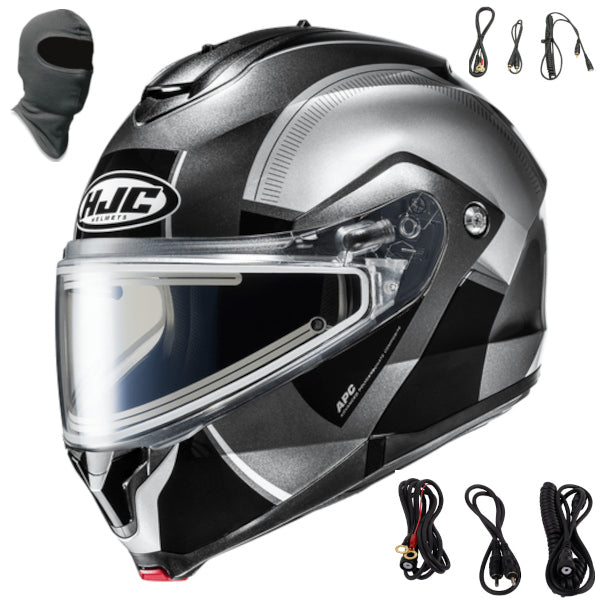 HJC C91 Snow Helmet JYN Graphic MC-5 Electric Shield