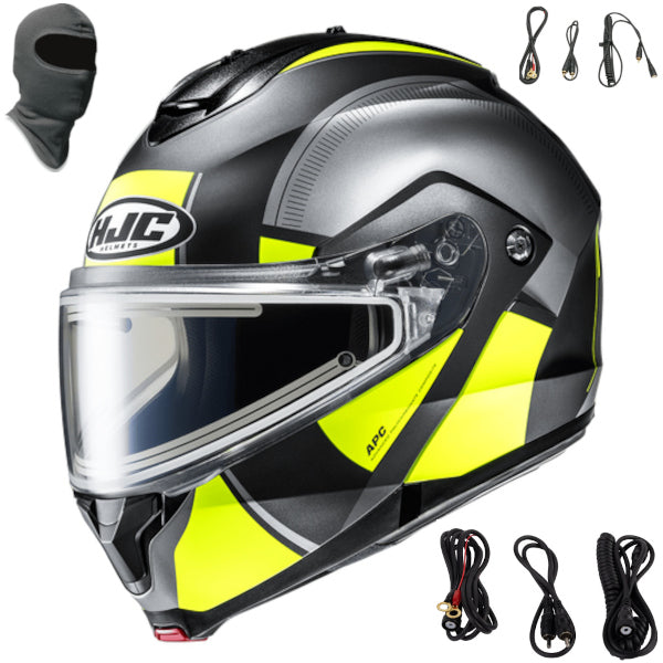 HJC C91 Snow Helmet JYN Graphic MC-3HSF Electric Shield