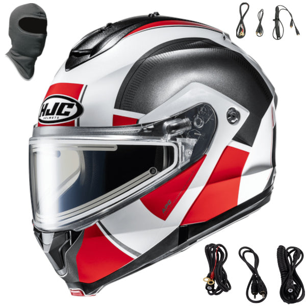 HJC C91 Snow Helmet JYN Graphic MC-1 Electric Shield