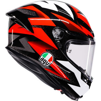 AGV K6 Full Face Helmet Braven Black/Red/White