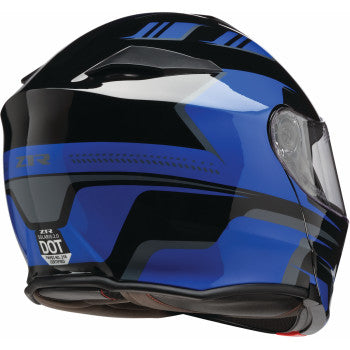 Z1R Solaris 2.0 Modular Snow Helmet Slater Blue Electric Shield