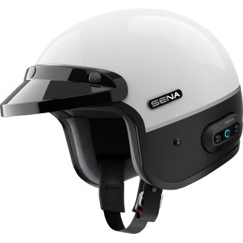 Sena Surge Mesh Open Face Helmet Gloss White