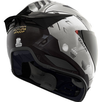 Icon Domain Full Face Helmet Future Proof Gray