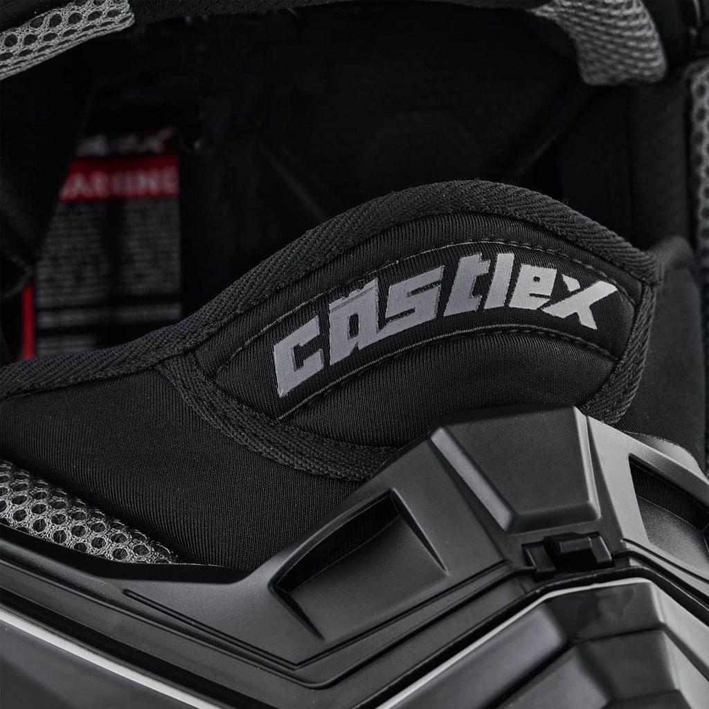 Castle X CX200 Snow Helmet Trek Matte Black/Charcoal Electric Shield