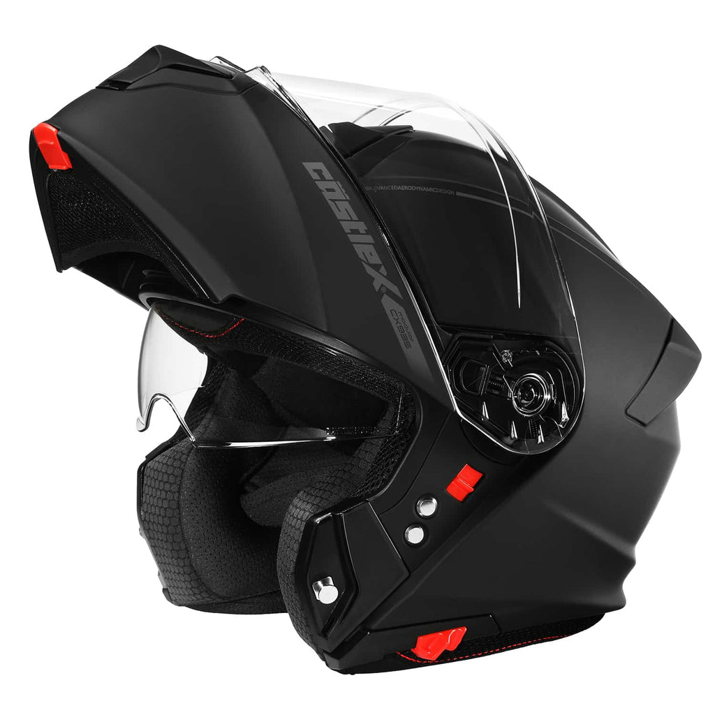 Castle X CX935 Modular Helmet Photochromic Shield Matte Black