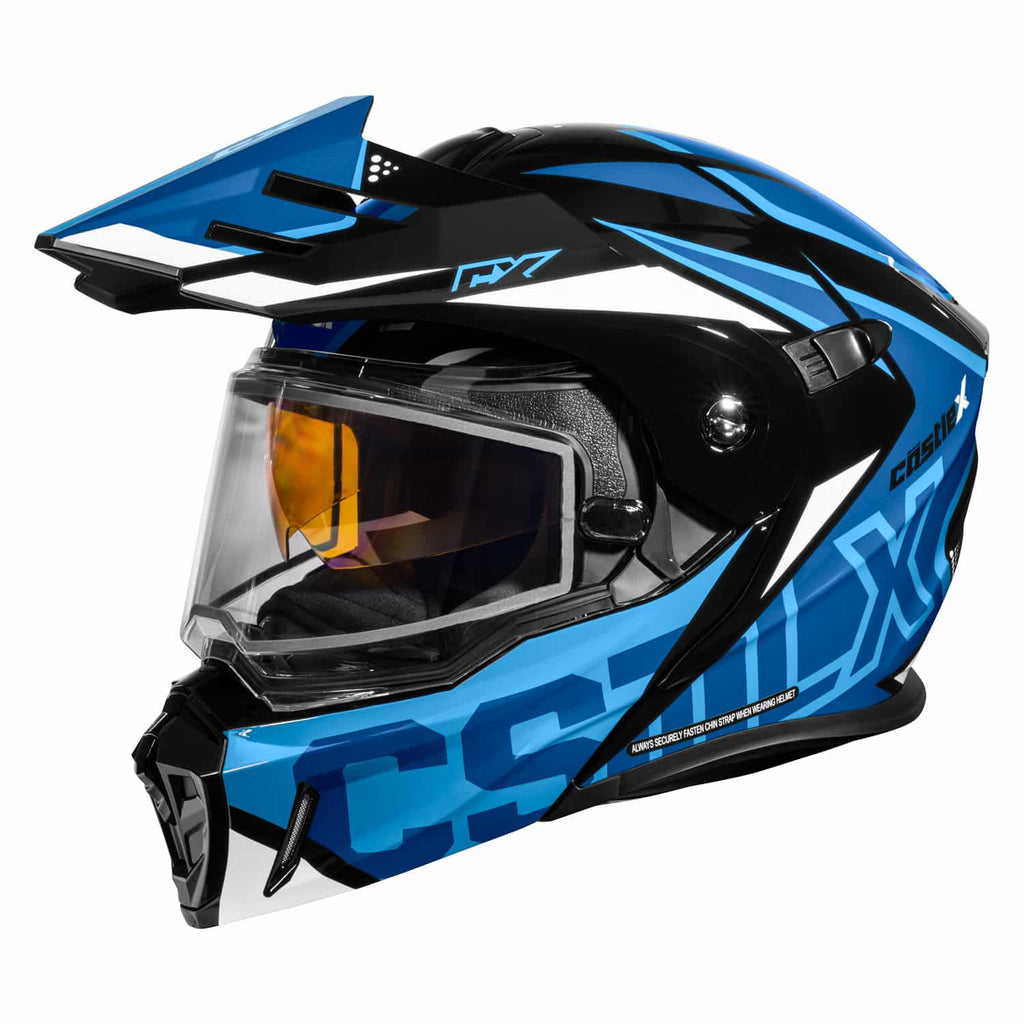 Castle X CX950 V2 Snow Helmet Jag Process Blue/Black/White