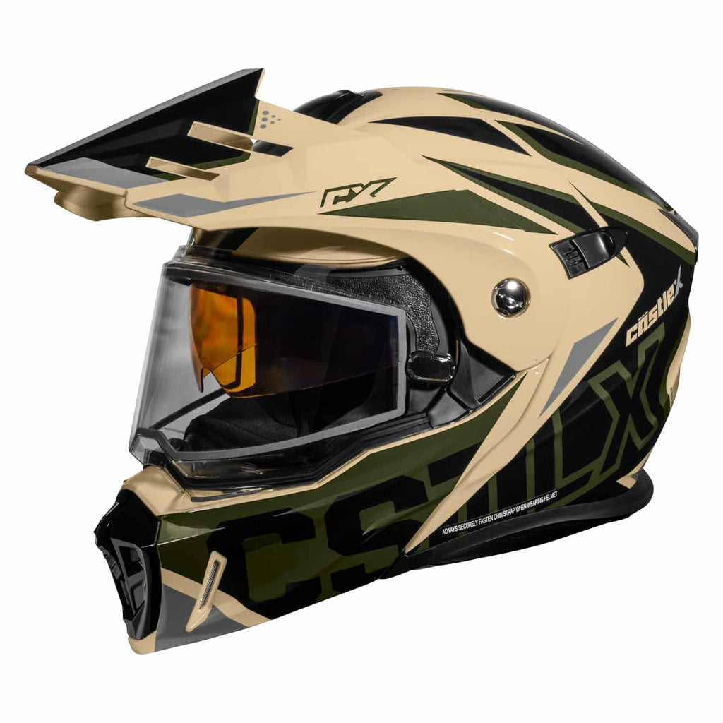 Castle X CX950 V2 Snow Helmet Jag Sand/Olive/Black