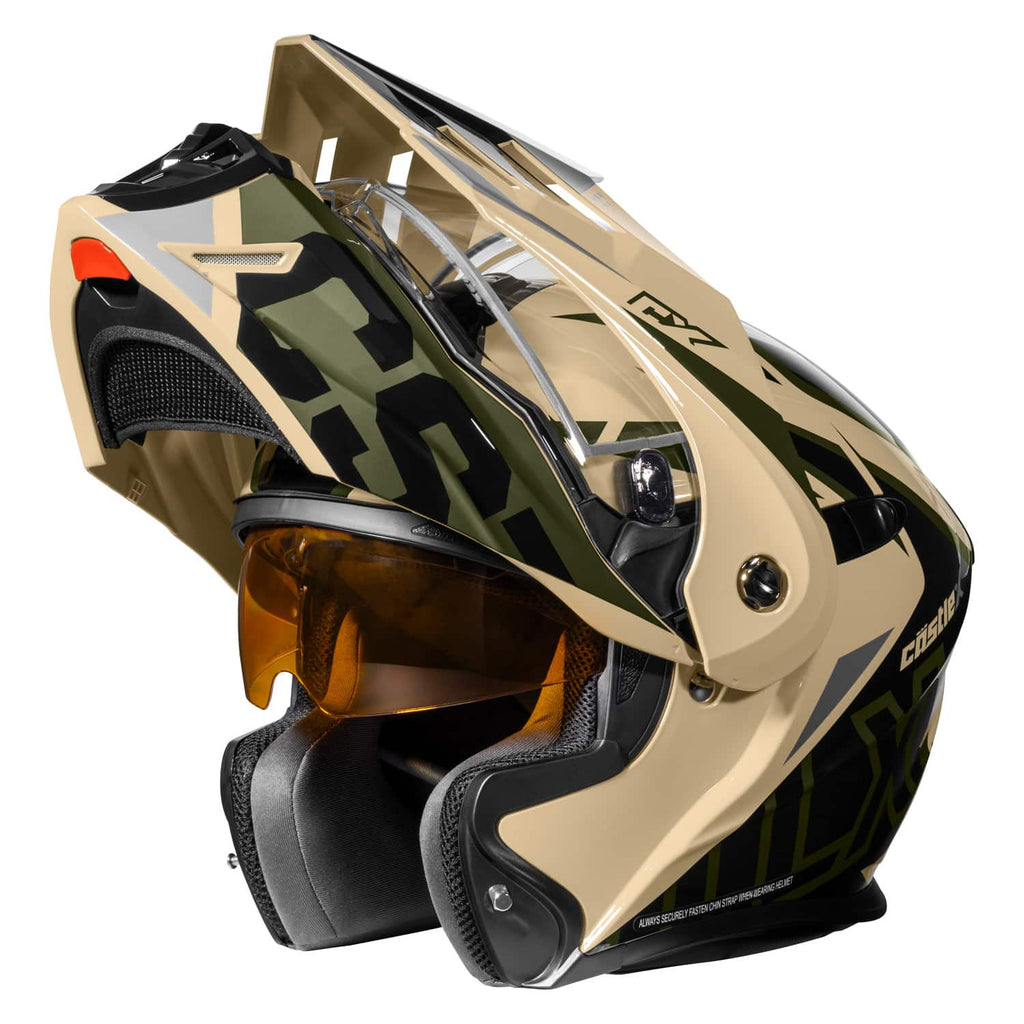 Castle X CX950 V2 Snow Helmet Jag Sand/Olive/Black Small