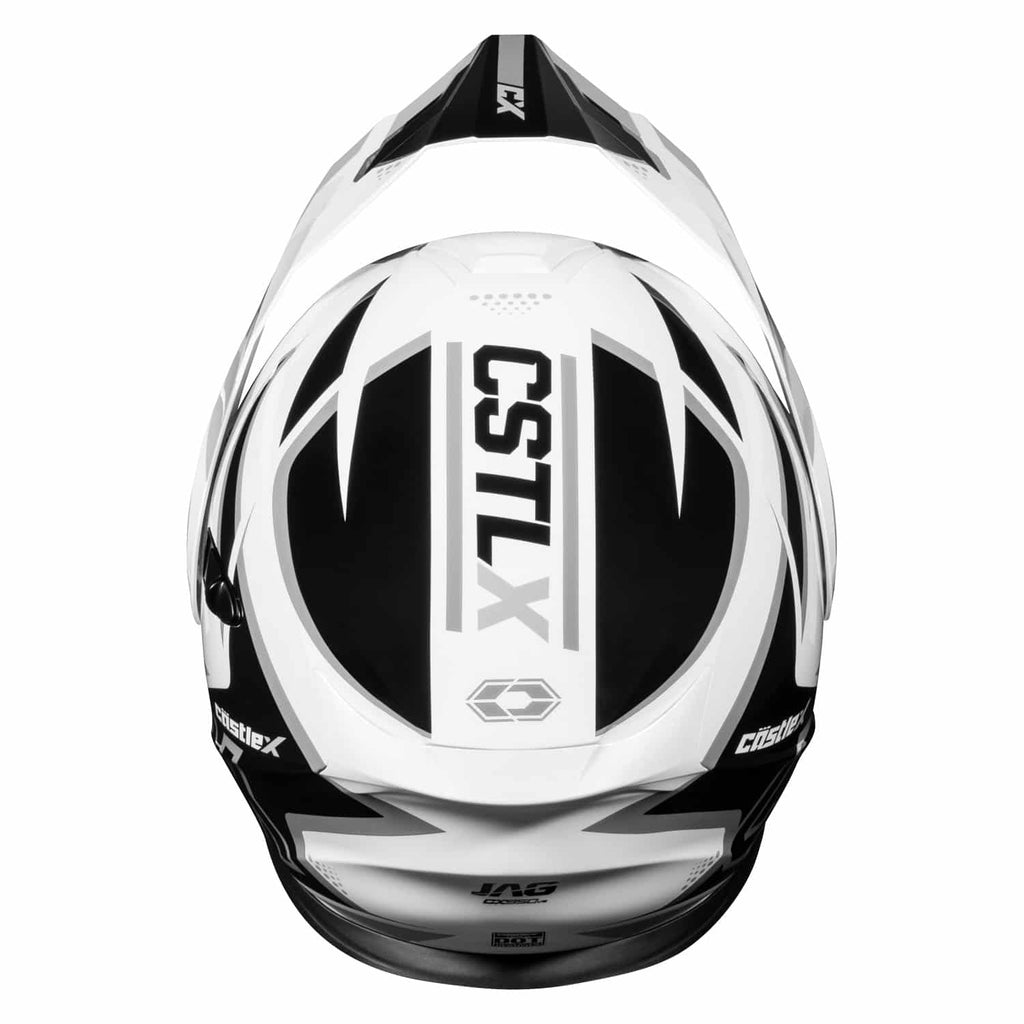 Castle X CX950 V2 Modular Snow Helmet Jag White/Black/Silver
