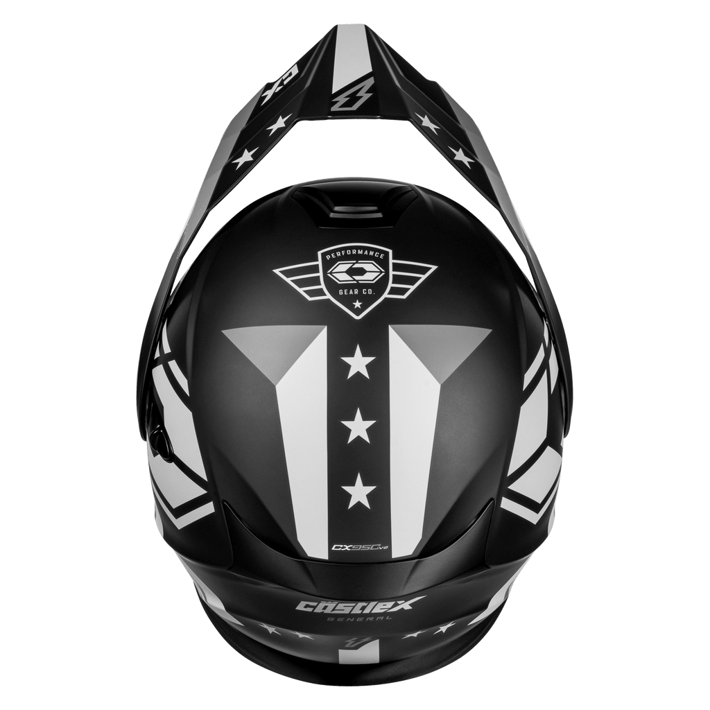 Castle X CX950 V2 Electric Snow Helmet General Matte Black Silver