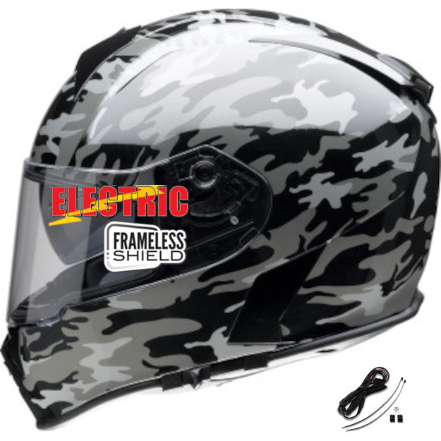 Z1R Warrant Full Face Snow Helmet Camo Black/Gray Electric Shield
