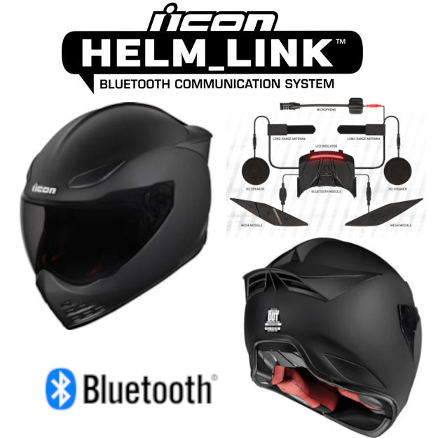 Icon Domain Bluetooth Full Face Helmet Cornelius Rubatone