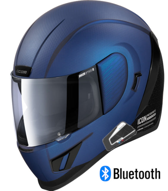 Icon Airform Bluetooth Helmet Counterstrike MIPS Blue