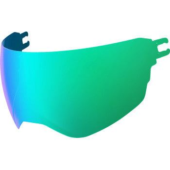 Icon Ultraflite Helmet Drop Shield Cashmoney Green