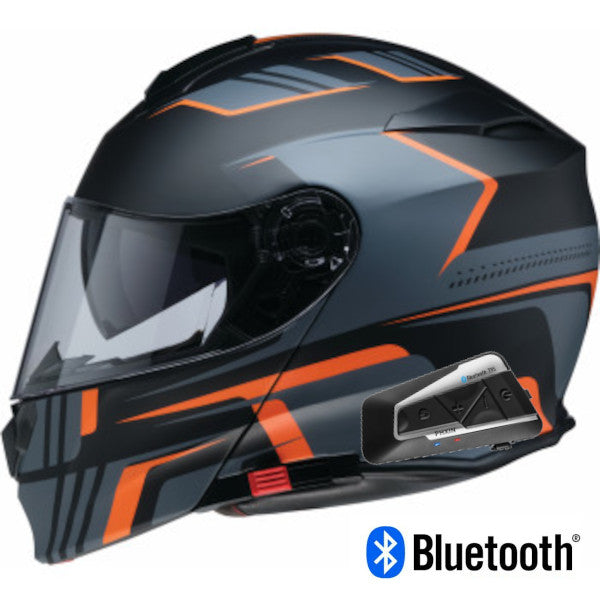 Z1R Solaris 2.0 Modular Bluetooth Helmet Slater Orange