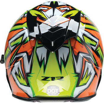 Z1R Warrant Snow Helmet Electric Shield Neuron Orange/Green