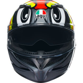 AGV K3 SV Full Face Helmet Birdy 2.0 Gray/Yellow/Red