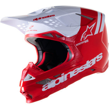 Alpinestars Supertech Off Road Helmet Radium 2 MIPS Gloss Red/White