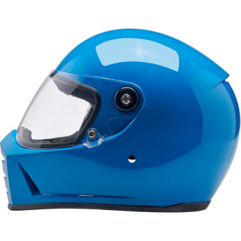 Biltwell Lane Splitter Helmet Gloss Tahoe Blue