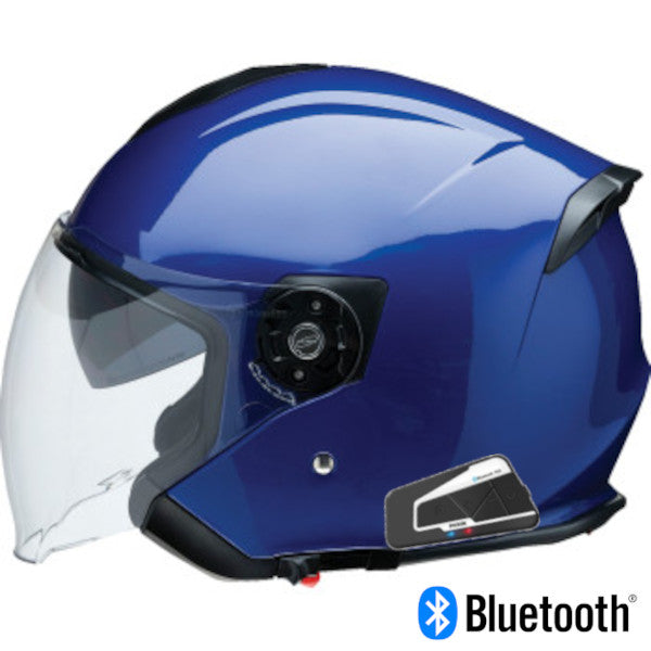 Z1R Road Maxx 2.0 Open Face Bluetooth Helmet Blue