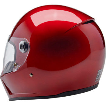 Biltwell Lane Splitter Bluetooth Helmet Metallic Cherry Red