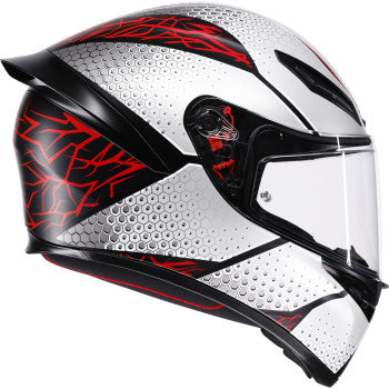 AGV K1 Full Face Helmet  Speedarmor Matte Black/Gray/Red