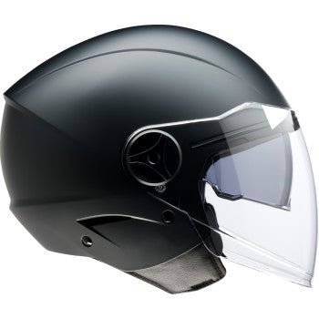 Z1R Scuzzi Open Face Helmet Matte Black