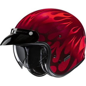 HJC V31 Open Face Helmet Firo MC1