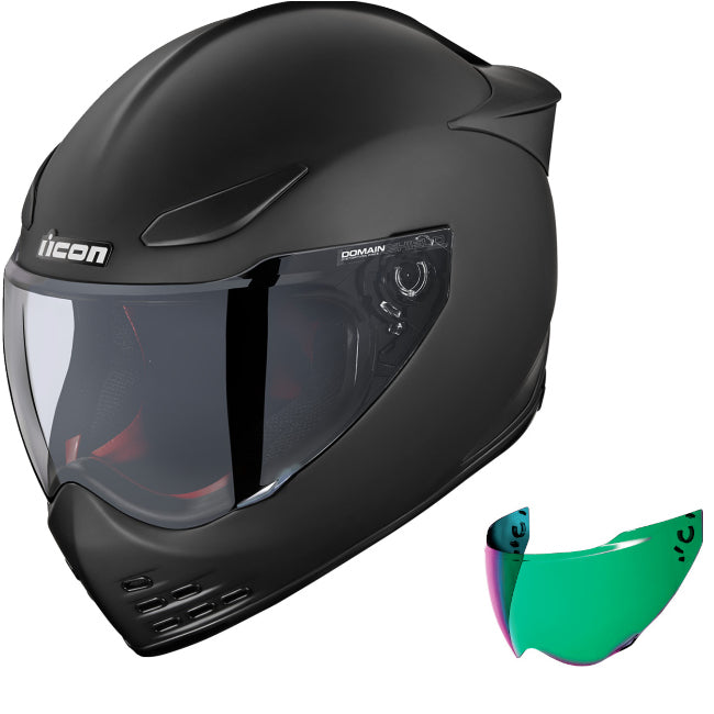 Icon Domain Helmet Cornelius Rubatone Green Shield