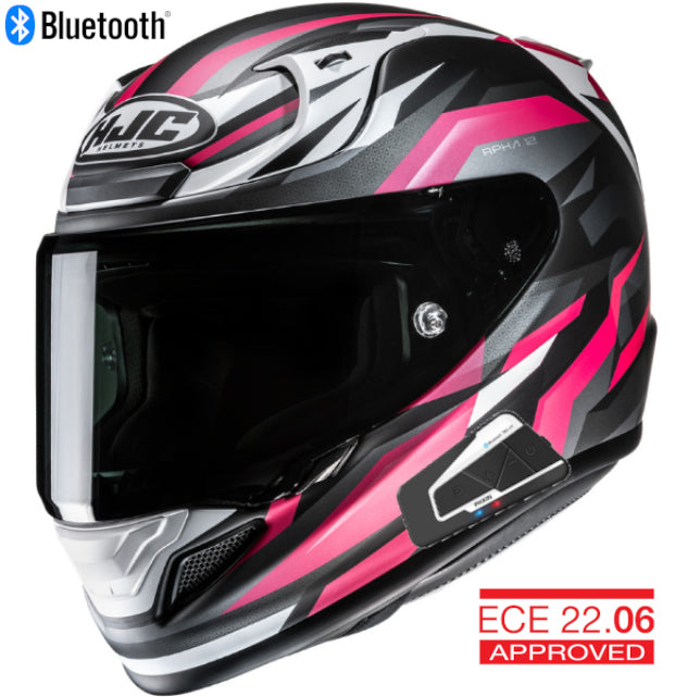 HJC RPHA 12N Bluetooth Helmet Dravix MC8