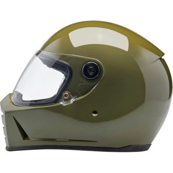 Biltwell Lane Splitter Helmet Gloss Olive Green