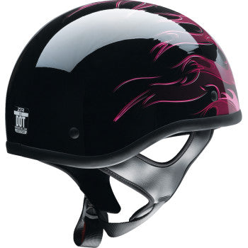 Z1R CC Beanie Half Shell Helmet Hellfire Pink