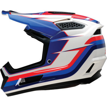 Z1R Dirt Maxx Vortex Off Road Helmet Red/White/Blue