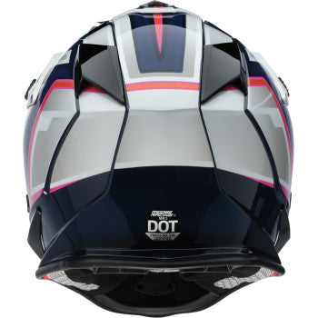 Moose Racing MR3 Off Road Helmet F.A.F. White/Navy/Pink