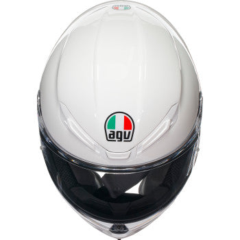 AGV K6S Full Face Helmet Gloss White