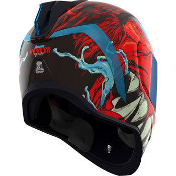 Icon Airform Full Face Bluetooth Helmet Manik'RR MIPS Red