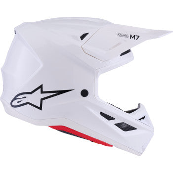 Alpinestars SM7 Off Road Helmet Gloss White