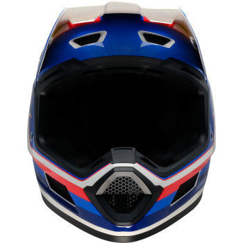 Z1R Dirt Maxx Vortex Bluetooth Off Road Helmet Red/White/Blue