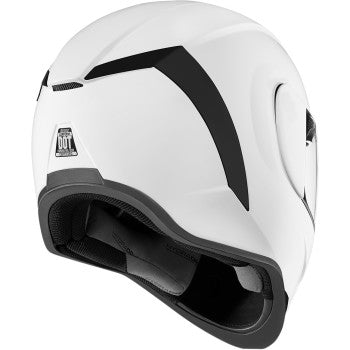 Icon Airform Bluetooth Full Face Helmet Gloss White