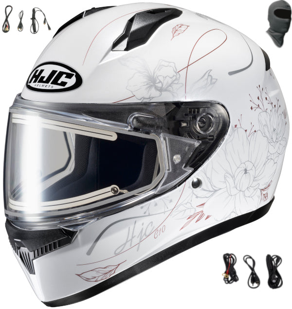 HJC C10 Snow Helmet Epik MC-8 Electric Shield