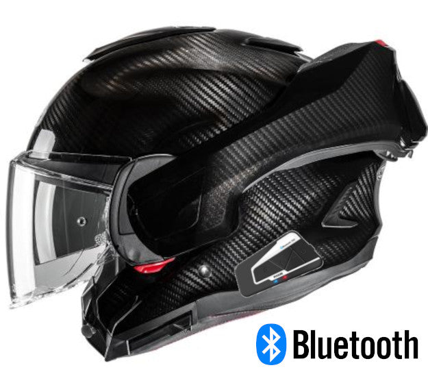 HJC F100 Modular Bluetooth Helmet Carbon
