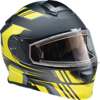 Z1R Solaris Modular Snow Helmet First Tracks Black/Hi-Viz  Electric Shield