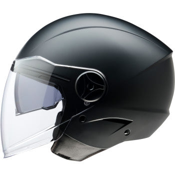 Z1R Scuzzi Open Face Helmet Matte Black