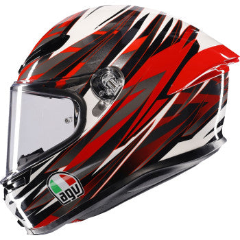 AGV K6 S Full Face Helmet Reeval White/Red/Gray