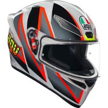 AGV K1 Full Face Helmet Blipper Gray/Red