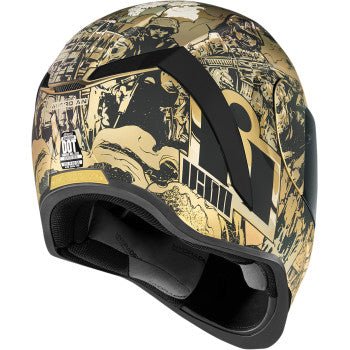 Icon Airform Full Face Bluetooth Helmet Guardian Gold