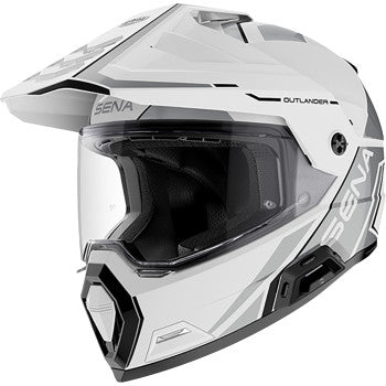 Sena Outlander Helmet Gloss White