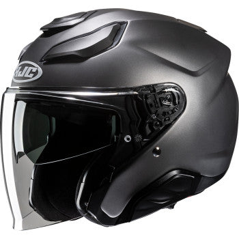 HJC F31 Open Face Helmet Semi Flat Titanium