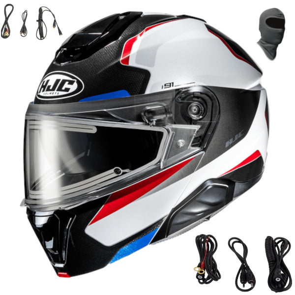 HJC i91 Modular Snow Helmet Felio MC-21 Electric Shield